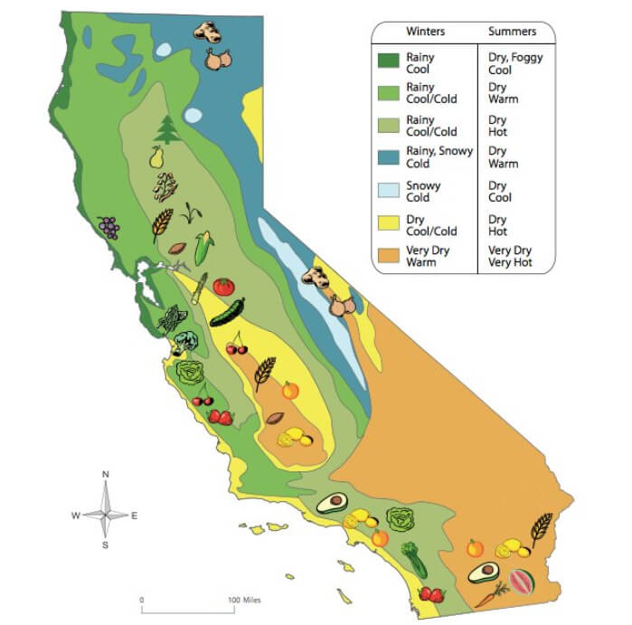 California Climate Zone Map